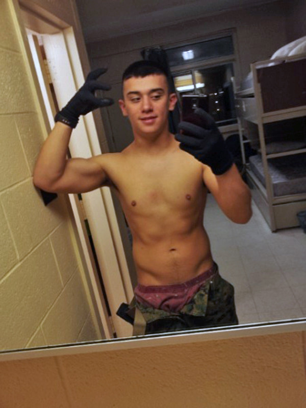 thecircumcisedmaleobsession:  21 year old straight Marine stationed in Camp Lejeune,