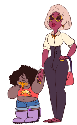 perryplat:  what if: momma ‘donyx and her lil baby smoky (if know your fusion shatters my idea of their relationship i think i might die) 