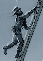 Every Instance Of Spider-Man Noir Being A Goofy Little Guy In Twilight In Babylon #1-5 (2020) (Art By: