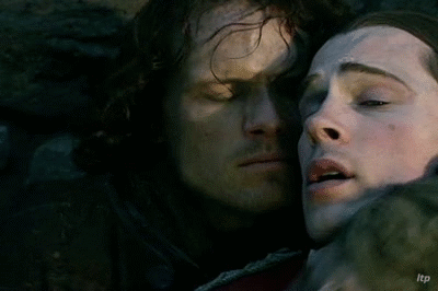ladytp: Fraser rounded on him, dangerous - and beautiful - as a red stag at bay, and Grey felt his h