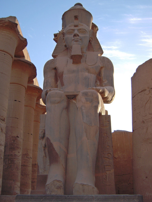 Seat of Power, Luxor / Egypt (by Marie Bryan).