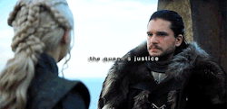 spderman:  jon and dany + staring contest in each episode