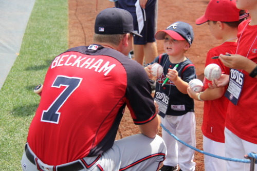 Looks like Gordon Beckham made a new friend