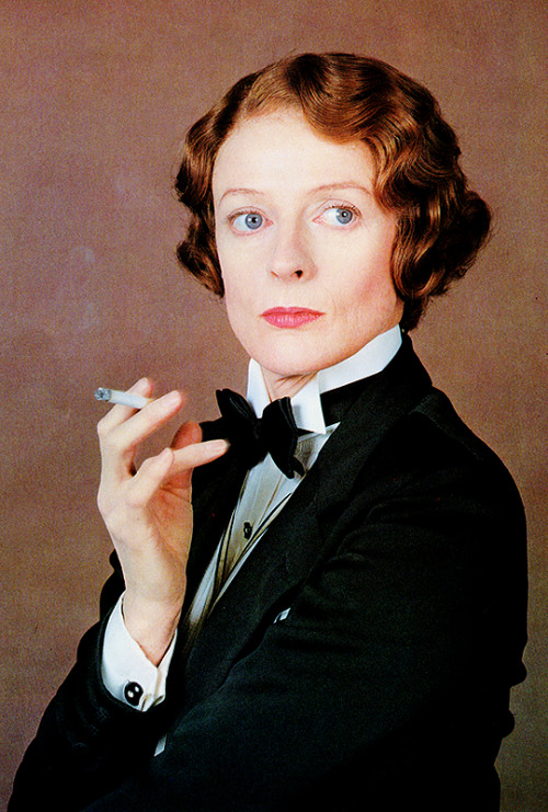 dontbesodroopy:Maggie Smith as Miss Bowers from Death on the Nile, photographed by Snowdon (1978)
