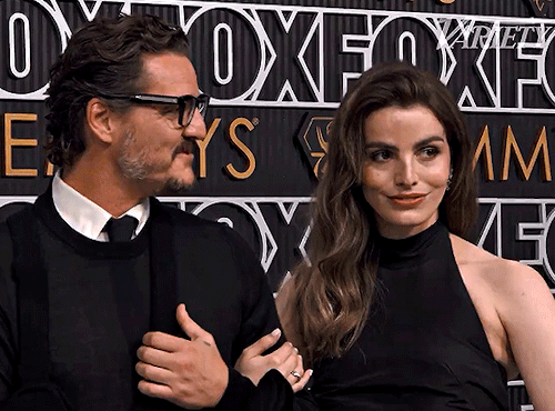 Pedro Pascal And Lux Pascal At The 75th Primetime Emmy Awards Held At The Peacock Theater On January