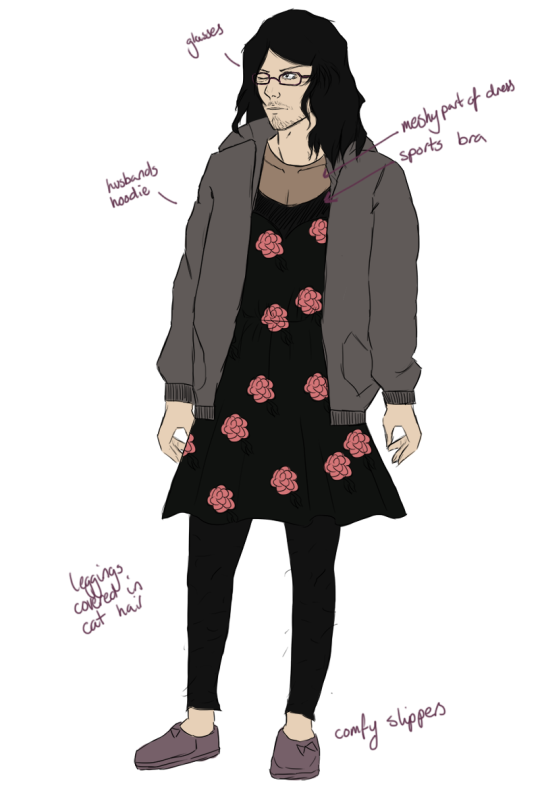 draw your fave bnha character in an outfit you wore today!