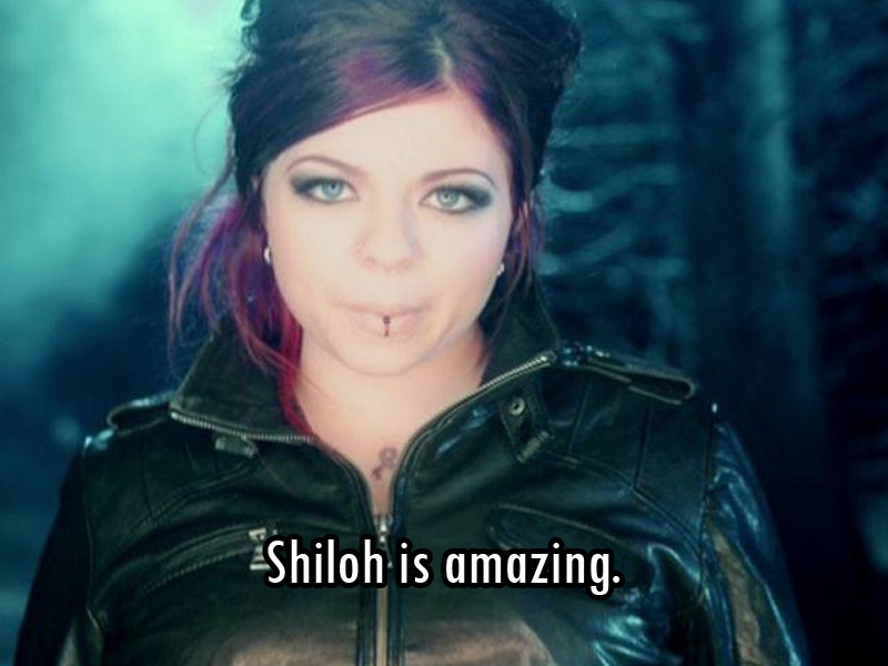 Female fronted bands confessions on Tumblr: 15008 Shiloh is amazing.