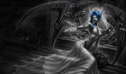 Monochromatic Splash Art:-Ghost Bride Morgana