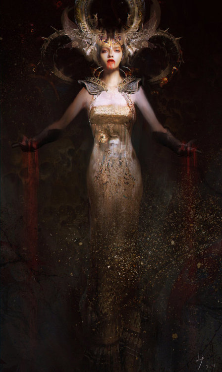 The queen of issachar  fang xinyu www.artstation.com/artwork/xD5KX