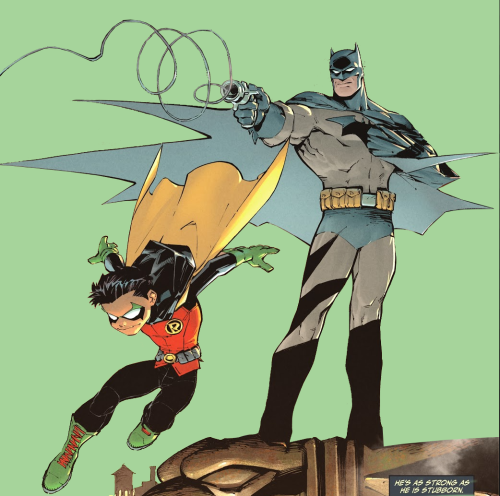 maxlordd: Damian Wayne &amp; Bruce Wayne in Robin #1. 