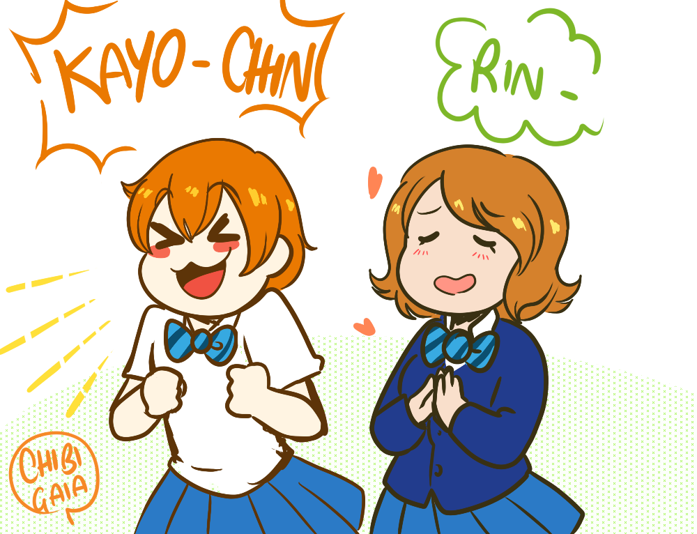 chibigaia-art:  the reason we didn’t have a rinpana duet was because they were