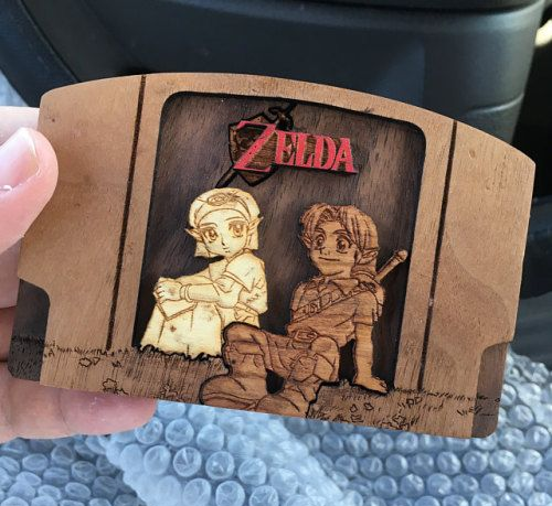 retrogamingblog2:  Legend of Zelda Wood Carved Games made by Pigminted