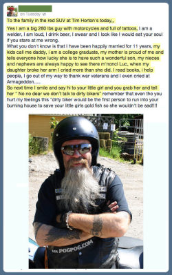 thoselanegirls:  yourladyfriend:  &ldquo;dirty bikers&rdquo; are my favorite people  Omg this is so sad.   Legit :-)