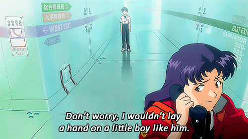 Then she dies horribly under tons of firey metal. But then&hellip; then Shinji&hellip;