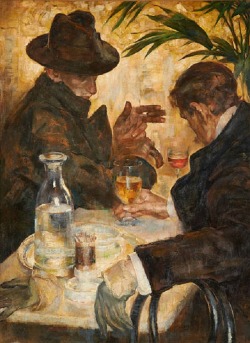 Arthur Navez (1881-1931) - La conversation,