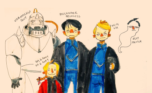 The Fullmentals (doodling While Rewatching)