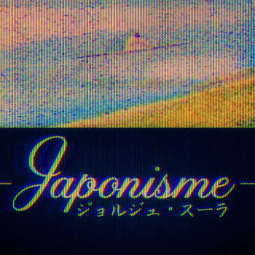 Japonisme - Seurat. I don’t usually post test pics but this CRT effect testing I did a couple 