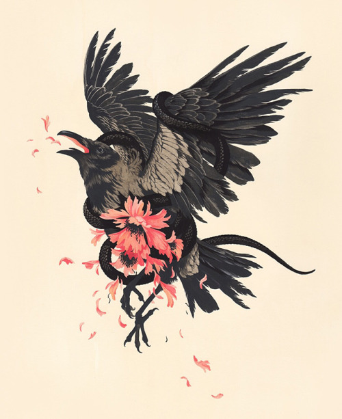 ex0skeletal-undead:Birds by Teagan WhiteThis artist on Instagram // Shop