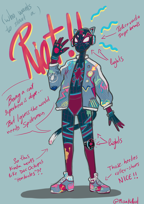 WHO WANTS, TO START, A RIOTSooo here u have my spidersona!