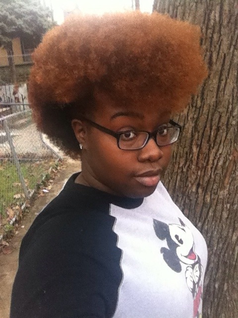 naturalblkgirlsrock:  I love my 2-toned frohawk ☺️  Nice