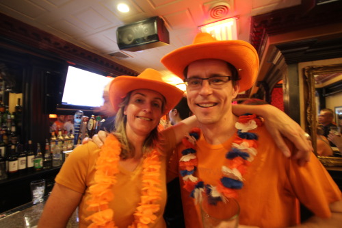 World Cup 2014. Holland 0 - Argentina 0 (2-4 on PKs)  9 July 2014, 4:00 pm. Tonic/Hurley’s Saloon, Times Square
The acclaimed Holland supporters’ bar in NYC is Tonic in Times Square. We arrived two hours early for the showdown against Argentina, but...