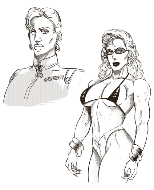 Porn photo adoggoart:sketches of Heather when she was