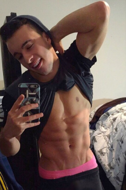 hotguysoffacebook:  If you like what you see from this hottie, check out his tumblr..http://gymnastkid589.tumblr.com