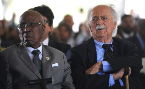 Africa | South Africa | LeadersAndrew Mlangeni (on left, with advocate George Bizos), the last survi