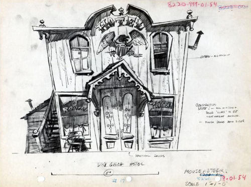 A Disney artist starting from the late thirties, Bruce Bushman was responsible for designing nearly 