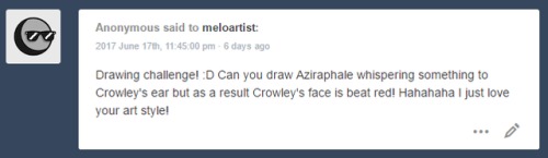meloartist:He’s easily flustered.
