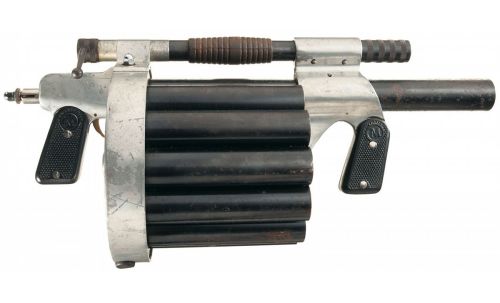 The Manville Gas Gun,One of the first less than lethal riot control weapons, the Manville Gas Gun wa