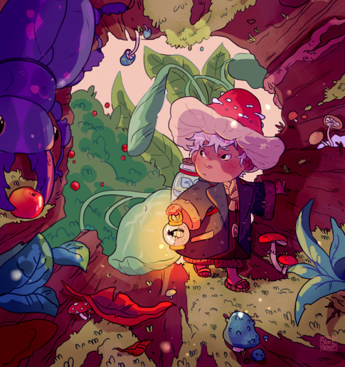 beebeedibapbeediboop: Inside a hollow log