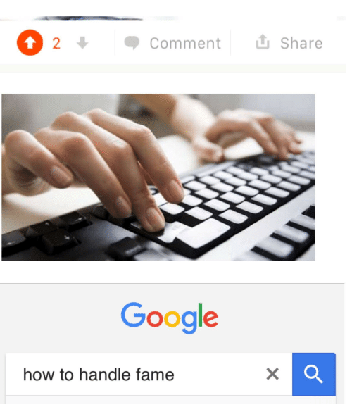 when the meme you share gets 2 likes