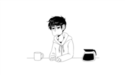 thecottonproject:  I have to make an animation for my time arts class, and so far it’s going pretty well. Basically the premise is just Percy in the morning, summoning the coffee from the pot to his mug. 15 frames thus far. 