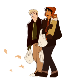 linzdraws:  I imagine Jean would actually be pretty pumped about the idea of grocery shopping because it’s one of those definite signposts of adulthood, like HECK YEAH I can shop for myself with my own money that I earned. But. he’s. really bad at