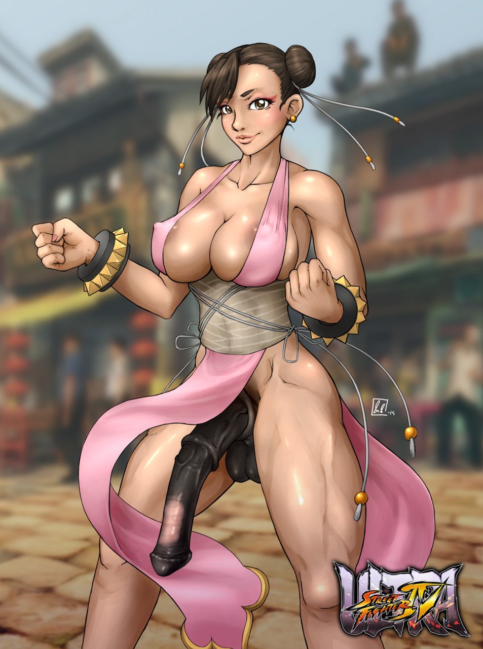 Chun-Li futanari!