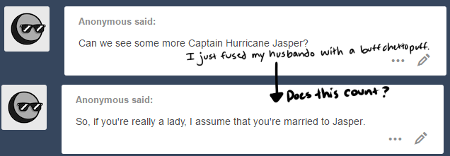 I want to get punched by Captain Jasper Hurricane 