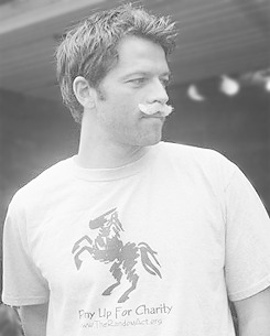 mishas-assbutts:The Collins + mustaches (◕‿◕)