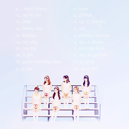 michyeoso:  best of apink songs 2011-2014 ; including non title tracks {listen: ♥} 