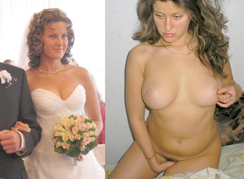 Girls clothed nude before and after