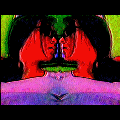 XXX Face to face a lot of grace, Glitch experiments photo