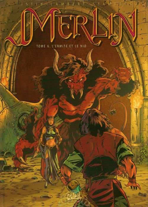 arthurian comics covers: Merlin (by Istin)