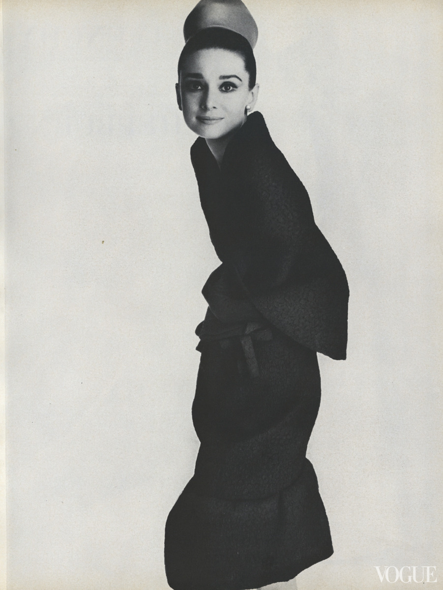 vogue:  Audrey Hepburn in GivenchyPhotographed by Irving Penn, Vogue, 1964See our