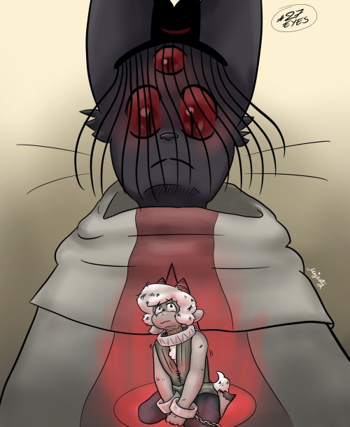 Day 27 Of Cotltober „Eyes“!