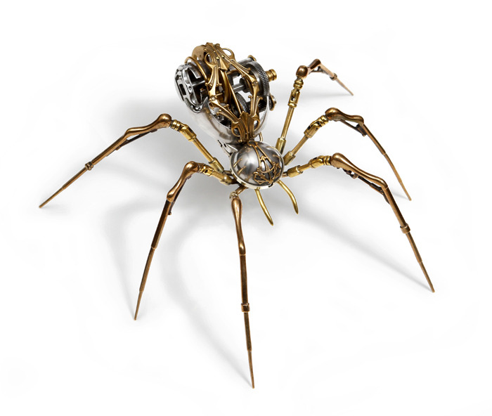 fer1972:  Steampunk Spiders by Christopher Conte