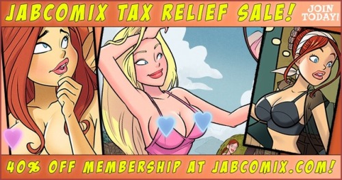 40% off at jabcomix.com, where it can cost as little as 25¢ a day. We update every single day.