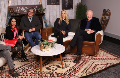 The cast of Beatriz at Dinner at the Hollywood Reporter Studio at Sundance Film Festival in Park Cit