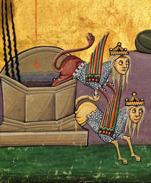 signorformica:Scene from the Apocalypse: the release of the deadly locusts from the Bottomless Pit. 