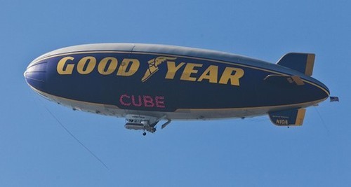 90s90s90s:  Ice Cube Finally Got His Name On Goodyear Blimp