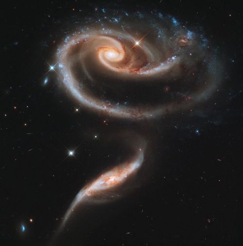 the-wolf-and-moon - Arp 273, Entwined Galaxies